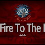 Adele Set Fire To The Rain Melody Karaoke Version