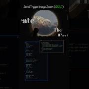 Scroll Trigger Image Zoom Webdesign Coding Developer Shorts Gsap