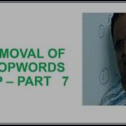Removing Stop Words Python NLTK Text PreProcessing Natural Language Processing NLP Tutorial 7