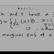 Marginal Probability Density Function For Discrete And Continuous Random Variables