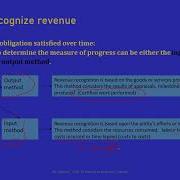 IFRS 15 Methods For Measuring Progress Input Vs Output Methods