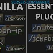 Wichtige Server Commands Vanilla EssentialsX Plugin Tutorial