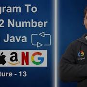 Write A Program To Swap Two Number In Java Lecture 13