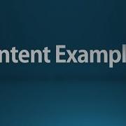 Android Intent Example
