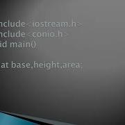 Write A Program That Inputs Base And Height From The User And Calculate Area Of Triangle In C