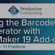 Using The Barcode Generator In Claris FileMaker FileMaker Add Ons