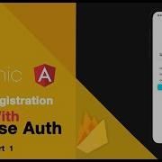 Ionic 4 Firebase Auth User Registration With Email And Password 2020