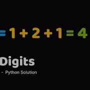 Leetcode 258 Add Digits Python Solution