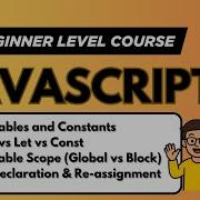 Variables In JavaScript Var Let And Const Variables JavaScript Tutorial In Hindi 2026