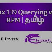 Linux 139 Querying With RPM Ekascloud Tamil