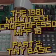 Microprofessor MPF 1B Palo Alto Tiny BASIC
