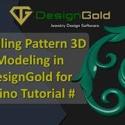 Scrolling Pattern 3D Modeling In DesignGold For Rhino Matrix Jewelry CAD Design Tutorial 33
