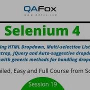 Handling HTML Bootstrap JQuery Auto Suggestive Dropdown Listbox Fields Selenium 4 Session 19