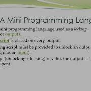 Session 17 Bitcoin Scripting Language