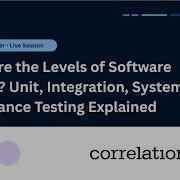 What Are The Levels Of Software Testing Unit Integration System And Acceptance Testing Explained