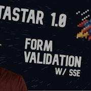 Datastar Form Validation SSE