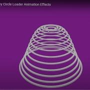 3d Wavy Circle Loader Animation Effect Using Css Only