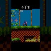 Sonic The Hedgehog 1 BIT Vs 4 BIT Vs 8 BIT Vs 16 BIT Vs HD Sonic Shorts Sega
