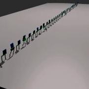 Blender Game Engine NN GA Artificial Intelligence Biped Test01