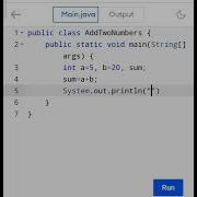 Addition Of Two Numbers In Java Short Shorts Studywithraj