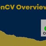 OpenCV Overview
