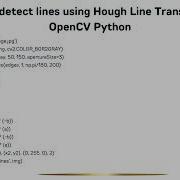 How To Detect Lines Using Hough Line Transform In OpenCV Python