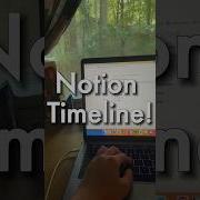 БЫСТРАЯ временная шкала в Notion Notion Notiontemplate Notiontips