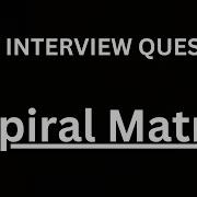 Spiral Matrix LeetCode 54 Solution C Blind 75 Solutions Live Coding