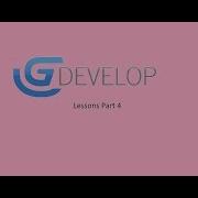 GDevelop Lessons Part 4