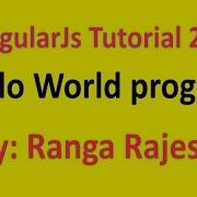 AngularJS Tutorial 2 Hello World Program In AngularJS