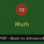 19 Math PHP Tutorial Basic To Advanced PHP 8 2