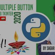 Create Multiple Buttons In Frame Using Tkinter 6 GUI In Python Tkinter Tutorials SDP Guruji