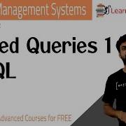 Nested Queries 1 In SQL Lesson 78 DBMS Learning Monkey