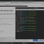 Hello World In Shell Script Ruby And Perl Linux Programming