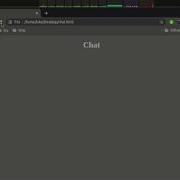 Basic HTML And JavaScript Chat Client Part 1