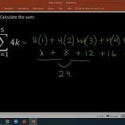 Algebra 2 Unit 3 Day 7 Video 1 2 Sigma Notation