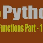 Python Tutorial Functions In Python Part 1 By Ratan