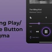 Glowing Pulsing Play Pause Button Animation Figma Tutorial