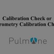 Spirometry Calibration Check