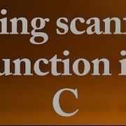 C Programming 5 Using Scanf Function
