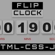 Create A Stunning Flip Clock With CSS And JavaScript Tutorial Html Css Js Flip Clock Tutorial