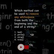 How To Remove Whitespaces From String String Operations Python Quiz