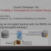 Oracle Database 12c Creating A Transparently Encrypted Backup