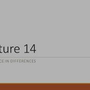 Lecture 14 Difference In Differences