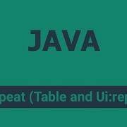 UI Repeat In Jsf Table And Ui Repeat