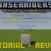 Add Protection Blocks To Your Minecraft Server With The BaseRaiders Plugin Tutorial Review