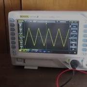 Triangle Wave Generator Circuit Built With An LM741 Op Amp Chip
