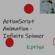 Action Script Animation In Flash Infinite Spinner