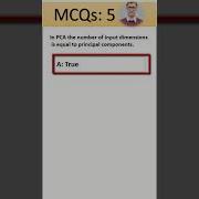 5 Machinelearning Datascience Python Mcqs Deeplearning Ai Pca Shorts Trending Ytshorts