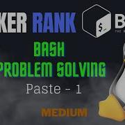 Paste 1 Hacker Rank Bash Problem Solving Linux Opensource Bash Bashscripting
